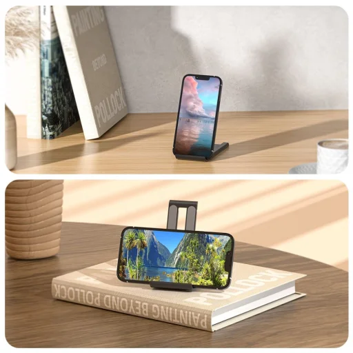 Tech-protect Z5 Univerzális Stojak Okostelefonokhoz és Tabletekhez Fekete - 7