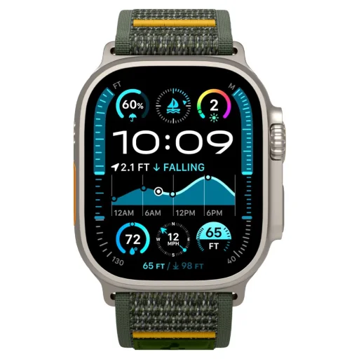 Spigen Athlex Air Apple Watch 6 / 7 / 8 / 9 / 10 / 11 / Se / Ultra 1 / 2 (44 / 45 / 46 / 49 Mm) Aktív Zöld - 2