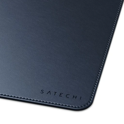 Satechi Vegan-Leather Premium Desk Mat - Blue - 5