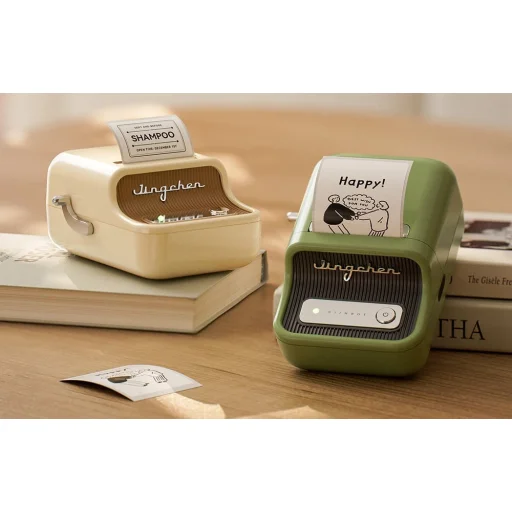 Hordozható címkenyomtató Niimbot B21 Pro (fehér) - 8