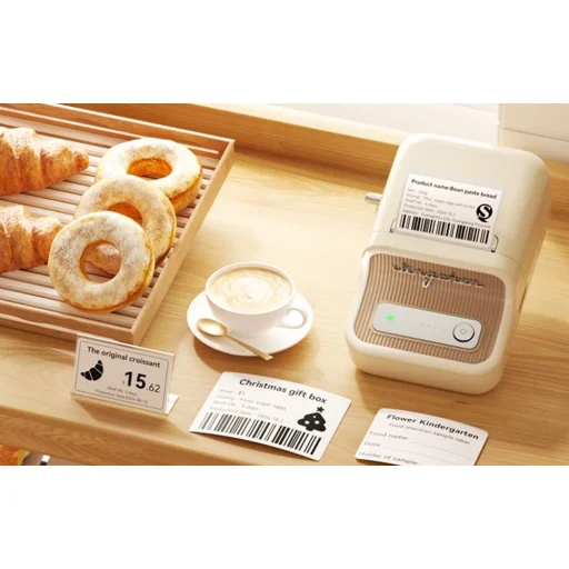 Hordozható címkenyomtató Niimbot B21 Pro (fehér) - 9