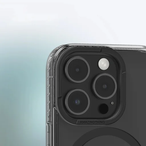 AmazingThing Titan Pro Mag tok mágneses gyűrűvel iPhone 16 Pro - Fekete tok - 11
