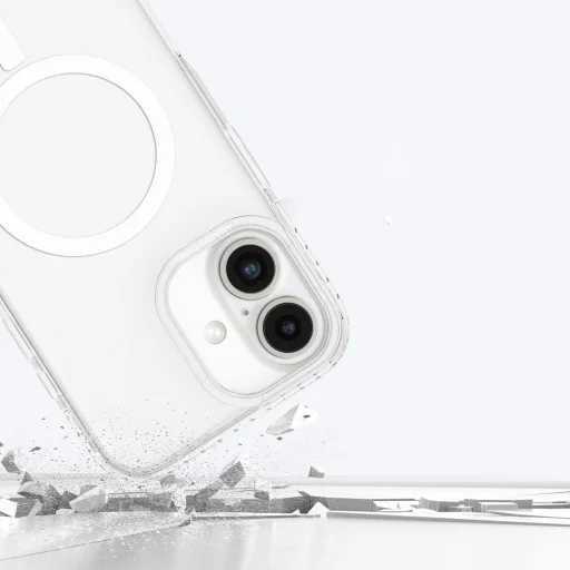 AmazingThing Titan Pro Mag tok mágneses gyűrűvel iPhone 16 - Átlátszó tok - 9