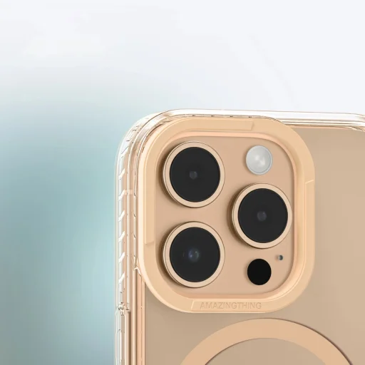 AmazingThing Titan Pro Mag tok mágneses gyűrűvel iPhone 16 Pro Max-hoz - Rózsaarany - 11