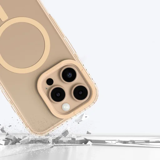 AmazingThing Titan Pro Mag tok mágneses gyűrűvel iPhone 16 Pro Max-hoz - Rózsaarany - 9