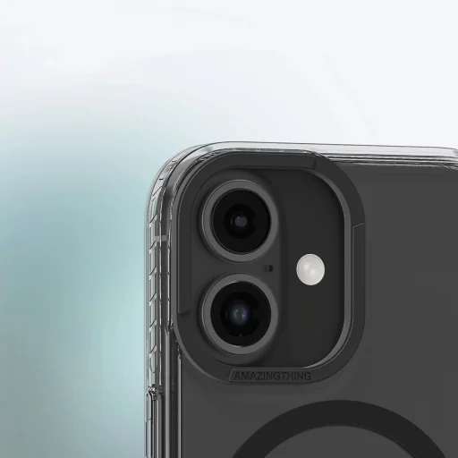AmazingThing Titan Pro Mag tok mágneses gyűrűvel iPhone 16-hoz - Fekete tok - 11