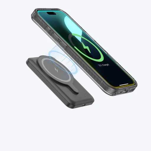 AmazingThing Titan Pro Mag tok mágneses gyűrűvel iPhone 16-hoz - Fekete tok - 10