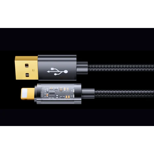 Adatkábel USB-A / Lightning / 2.4A / 2m Joyroom S-UL012A20 (kék) - 2