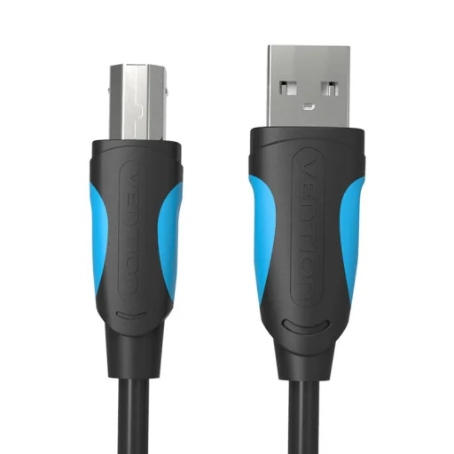 USB 2.0 A - USB-B nyomtató kábel Vention VAS-A16-B100 1m Fekete - 2