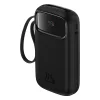 Baseus - Qpow Pro+ Power Bank (P10055002113-00) - Lightning, 2x Type-C, USB, 22.5W, 20000mAh, Type-C kábel, 30cm - Fekete thumbnail