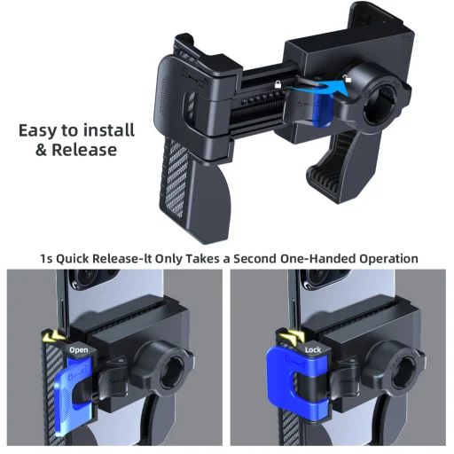 Blavec biciklis telefon tartó BV-01 Velo a kormányra (BV01-HB) fekete - 6