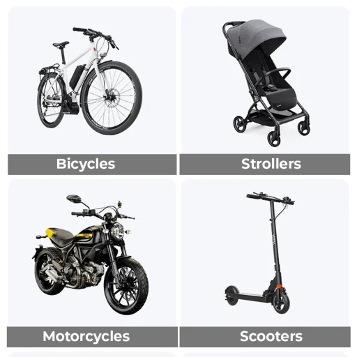 Blavec BV-03 Velo Quick Lock Magsafe telefontartó bicikli/motor kormányra (BV03-QLMHB) fekete - 12