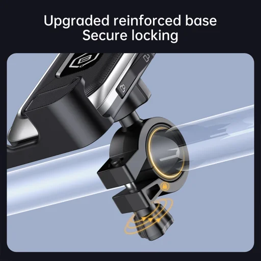 Blavec biciklis telefon tartó BV-02 Velo kormányhoz (BV02-HSB) ezüst-fekete - 5