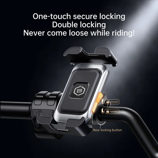 Blavec biciklis telefon tartó BV-02 Velo kormányhoz (BV02-HSB) ezüst-fekete - 9