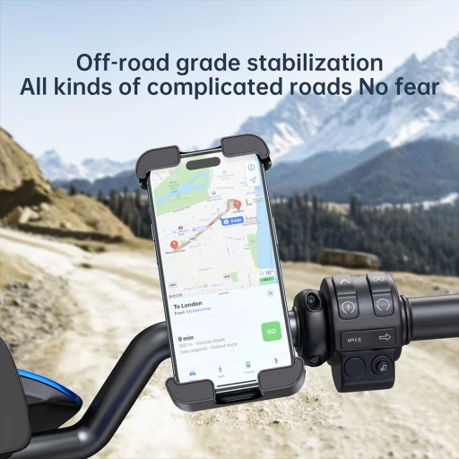 Blavec biciklis telefon tartó BV-02 Velo kormányhoz (BV02-HSB) ezüst-fekete - 6