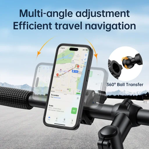 Blavec BV-03 Velo Quick Lock Magsafe telefontartó bicikli/motor kormányra (BV03-QLMHB) fekete - 7