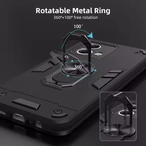  Honor 400 Lite Fekete ütésálló tok - 3