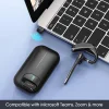 Techsuit - Bluetooth Headset (CB2) - Kihangosító, zajszűrő, kettős mikrofon, Bluetooth 5.3, 1000mAh, 96 óra beszélgetési idő - Fekete - 5