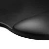 Ergonomikus egérpad és csuklótámasz gél Eco bőr nagy csúszásmentes - Fekete thumbnail