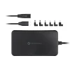 FORCELL F-ENERGY E856 univerzális laptop töltő 65W (6 adapterrel) - fekete