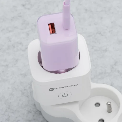 FORCELL F-ENERGY EU02 Okos Dugalj 230V WiFi-vel, programozóval és Tuya/Amazon Alexa támogatással - fehér - 5