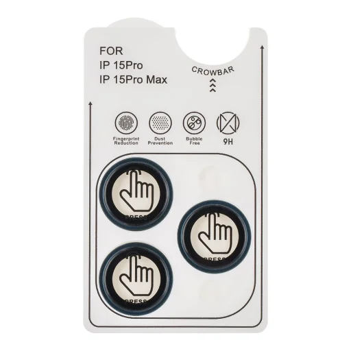  Apple iPhone 15 Pro/15 Pro Max Kék Titán OBAL:ME Lencsevédő üvegfólia - 3