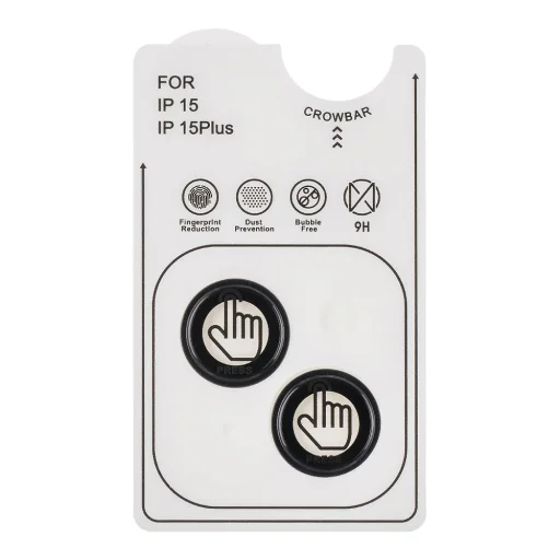  Apple iPhone 15/15 Plus Fekete OBAL:ME Lencsevédő üvegfólia - 3