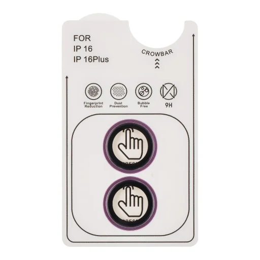  Apple iPhone 16/16 Plus Pink OBAL:ME Kamera Lencse Üvegfólia - 3