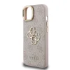 Guess PU 4G Metal Logo Stand Camera Frame tok iPhone 15 Pink thumbnail