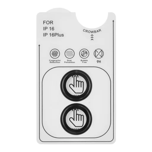  Apple iPhone 16/16 Plus Fekete OBAL:ME Lencsevédő, üvegfólia - 3