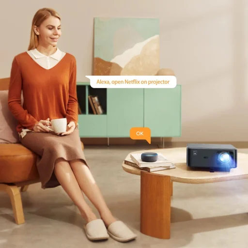 Yaber K2s Pro LCD FullHD 1080p Multimédia Projektor JBL Hangszórókkal és Mélynyomóval - Fekete - 12