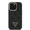 Guess PU 4G Strass Triangle Logo Stand Camera Frame MagSafe iPhone 15 Pro tok thumbnail