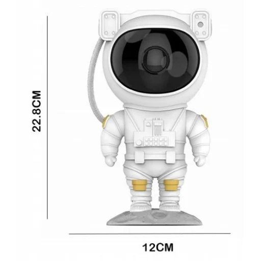 Csillag- és galaxisprojektor - Asztronauta Fehér - 6