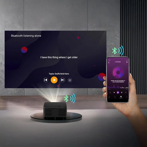 Yaber K3 Pro LCD FullHD 1080p Multimédia Projektor JBL Hangszórókkal és Mélynyomóval - Fekete - 20