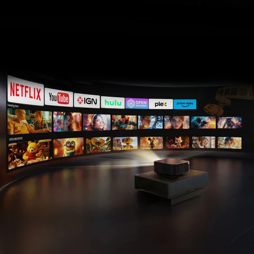 Yaber K3 Pro LCD FullHD 1080p Multimédia Projektor JBL Hangszórókkal és Mélynyomóval - Fekete - 24