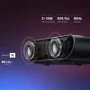Yaber K300s Multimédiás Lézer RGB FullHD 1080p Projektor JBL Hangszórókkal - Fekete - 28