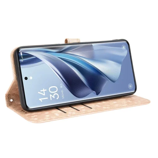  Honor 400 Lite Világos Arany Irizáló Tok Bankkártya Tartóval, Csuklópánttal, Fliptok - 3