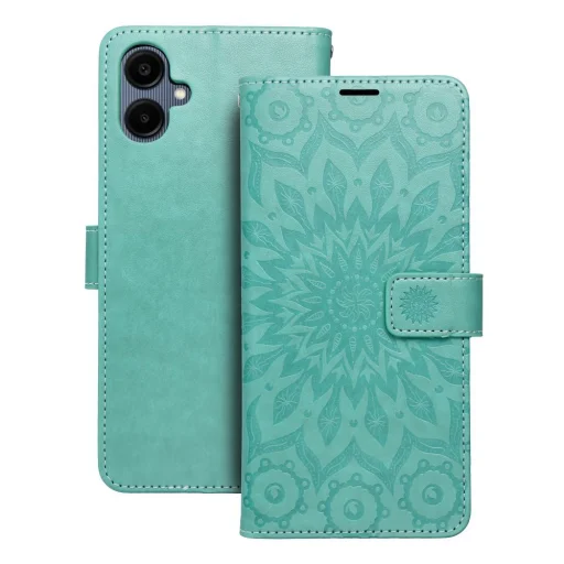  Samsung Galaxy A06 mandala zöld MEZZO fliptok - 1