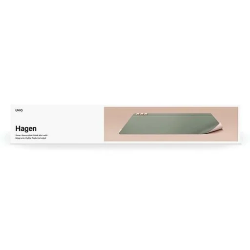 Uniq Hagen Magnetic Desk Pad Double Sided Pink-Green - 7