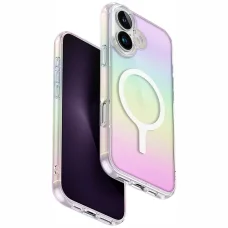 Uniq Iridescia Magclick töltő tok iPhone 16 Plushoz - Többszínű tok