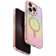 Uniq Iridescia Magclick töltőtok iPhone 16 Pro - Pink tok