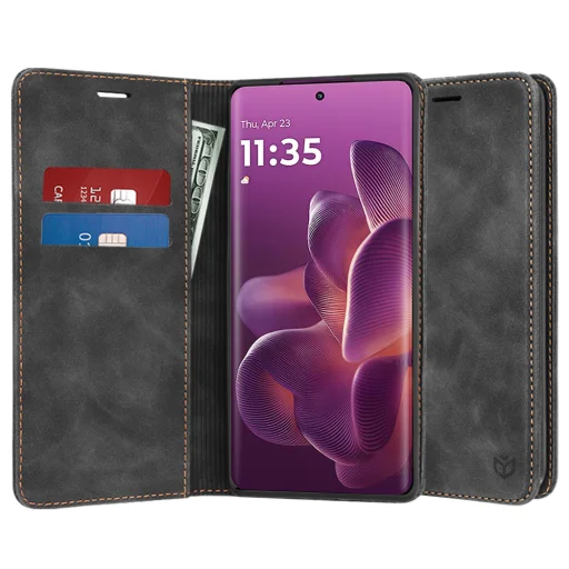  Techsuit - Kényelmes tok - Motorola Edge 60 Pro - Fekete - 1