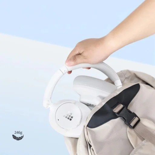 Tronsmart Soundfii Q20S Hibrid ANC Vezeték nélküli Fejhallgató Aktív zajszűrővel - Fehér - 10