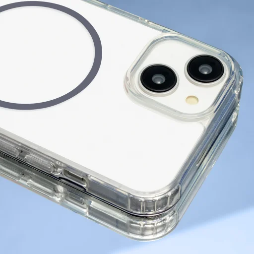  iPhone 13 Pro Max 6,7" szürke Anti Shock Thin Mag tok - 3