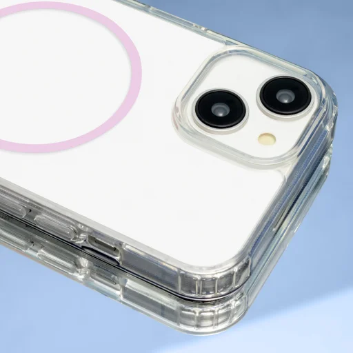 iPhone 17 Pro Max Anti Shock Thin Mag rózsaszín nyitható gyűrűs tok - 4