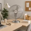 Techwood TVI-335 fém asztali ventilátor, 30 cm-es lapátátmérő, 45 W, 3 sebesség, oszcillálás, hálózati tápellátás - 2