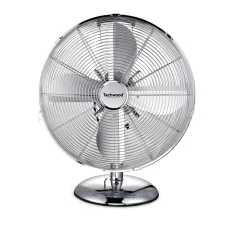 Techwood TVI-335 fém asztali ventilátor, 30 cm-es lapátátmérő, 45 W, 3 sebesség, oszcillálás, hálózati tápellátás
