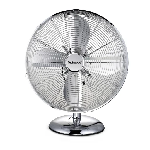 Techwood TVI-335 fém asztali ventilátor, 30 cm-es lapátátmérő, 45 W, 3 sebesség, oszcillálás, hálózati tápellátás - 1