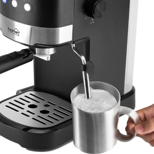 HOME HGPR16 presszókávé főző, 15bar, tejhabosítás, elektronikus vezérlés, csészemelegítő, automatikus kikapcsolás - 4