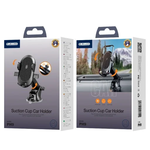 JELLICO autós telefontartó gravitációs PH9 fekete - 2